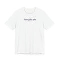 Purple Glow Abstract - Y2K T-Shirt