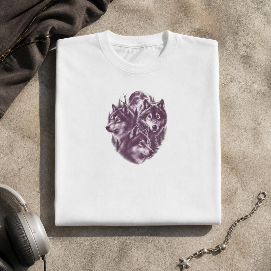 Three Wolves Moon T-Shirt
