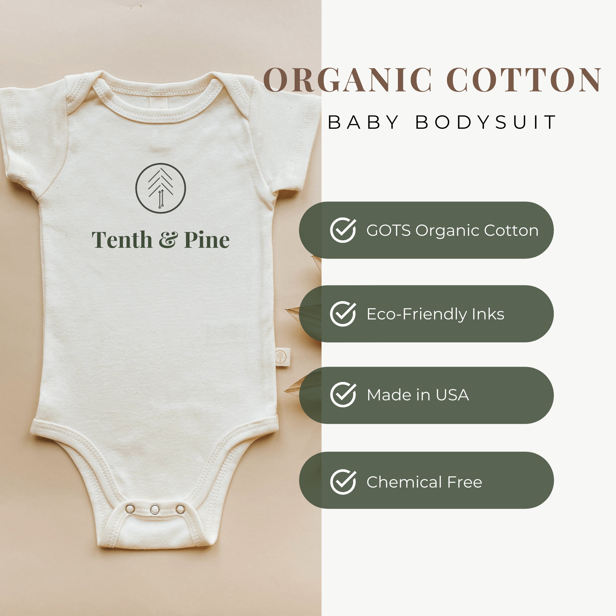 I Love You a Whole Bunch Organic Baby Bodysuit